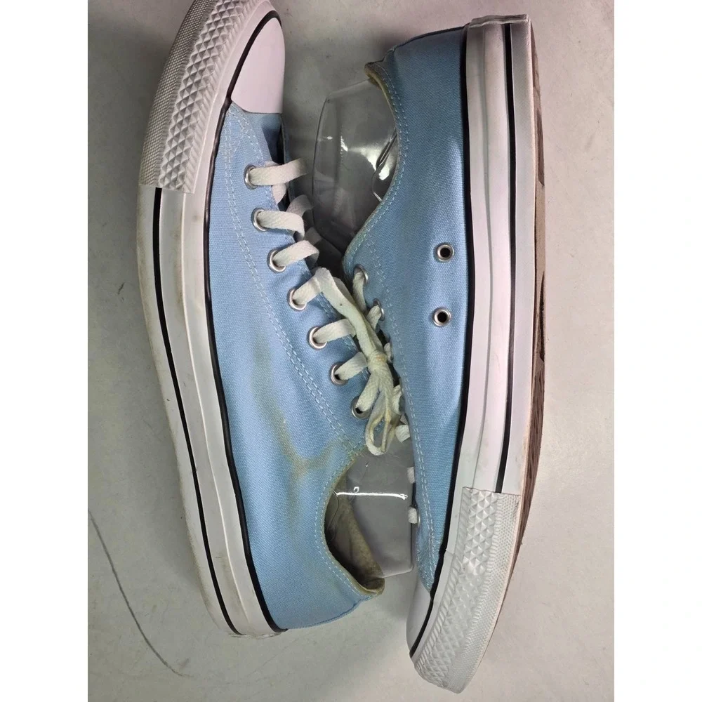 Converse All‎ Star Men's Sneakers Size 13 Women's Size 15 Blue Canvas Shoes - Picture 10 of 15